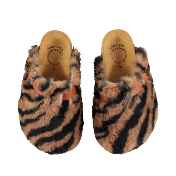 ZUECOS PELO ANIMAL PRINT PIUPIUCHICK