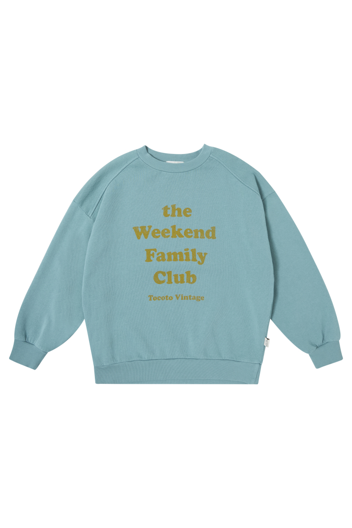 SUDADERA VERDE THE WEEKEND FAMILY CLUB TOCOTO VINTAGE - Imagen 2
