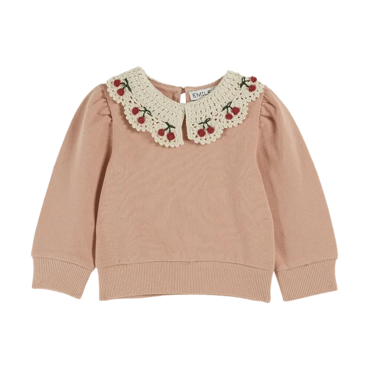 SUDADERA CUELLO GANCHILLO EMILE ET IDA