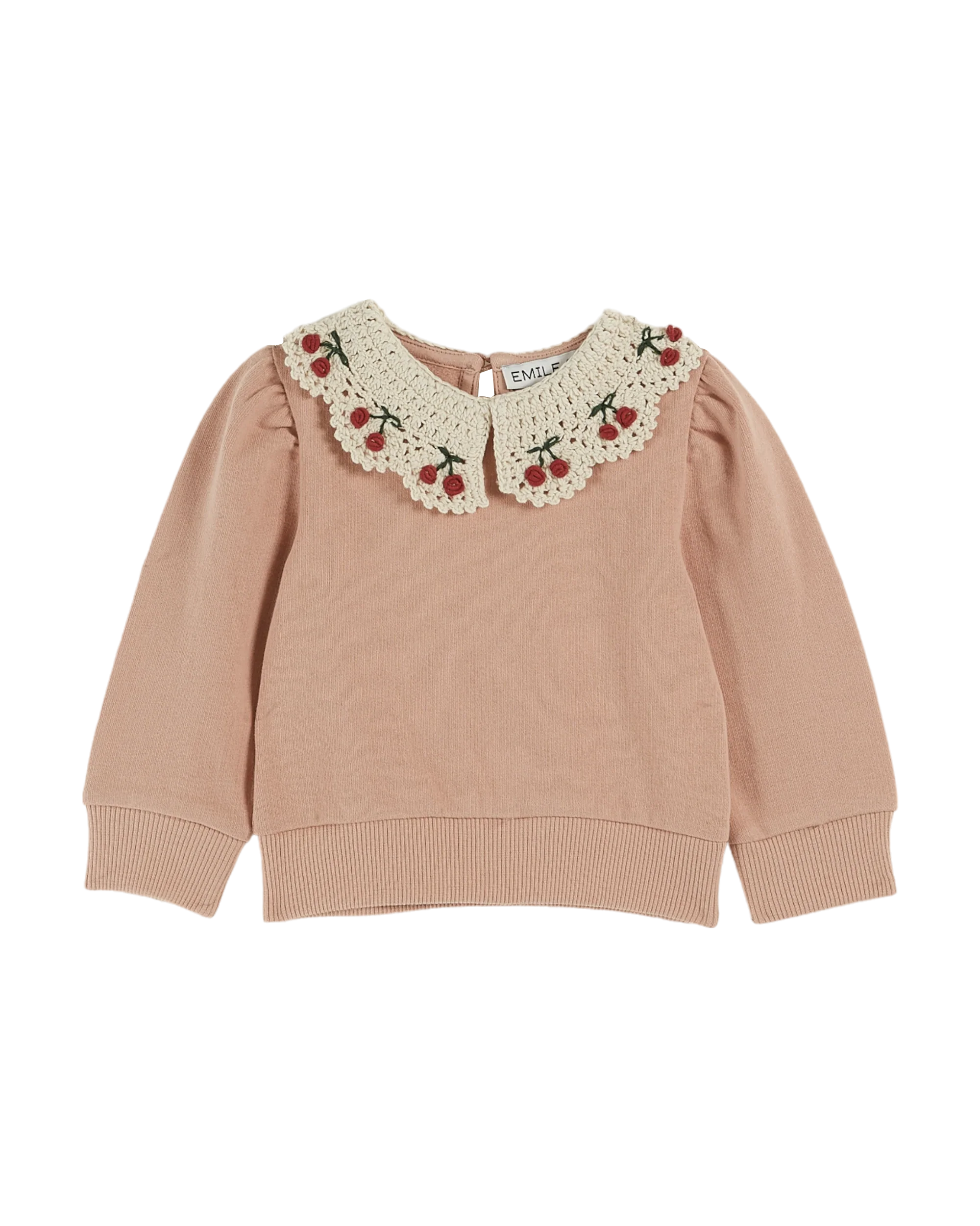 SUDADERA CUELLO GANCHILLO EMILE ET IDA