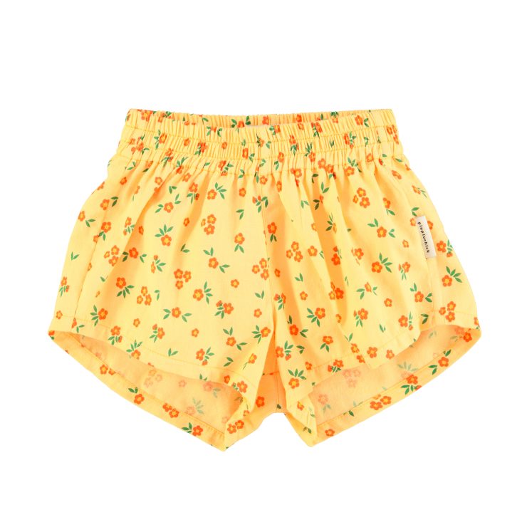 SHORT FLORES AMARILLO PIUPIUCHICK