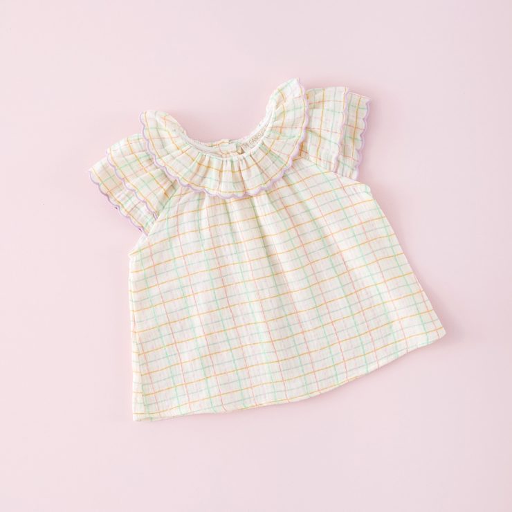 BLUSITA CUADRITO COLORIN MI CANESU