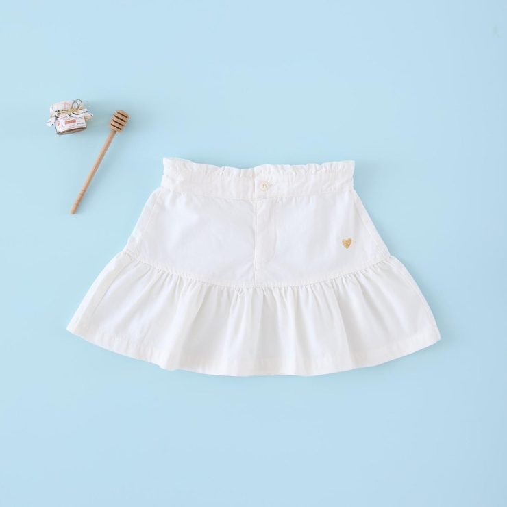 MINIFALDA BLANCA CORAZON MI CANESU