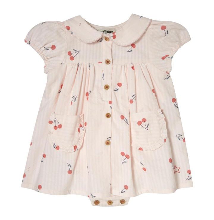VESTIDO CEREZAS BABY TOCOTO VINTAGE