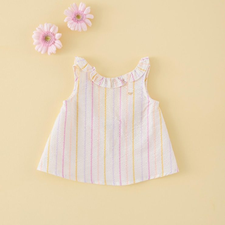 BLUSA RAYAS MALVA MI CANESU