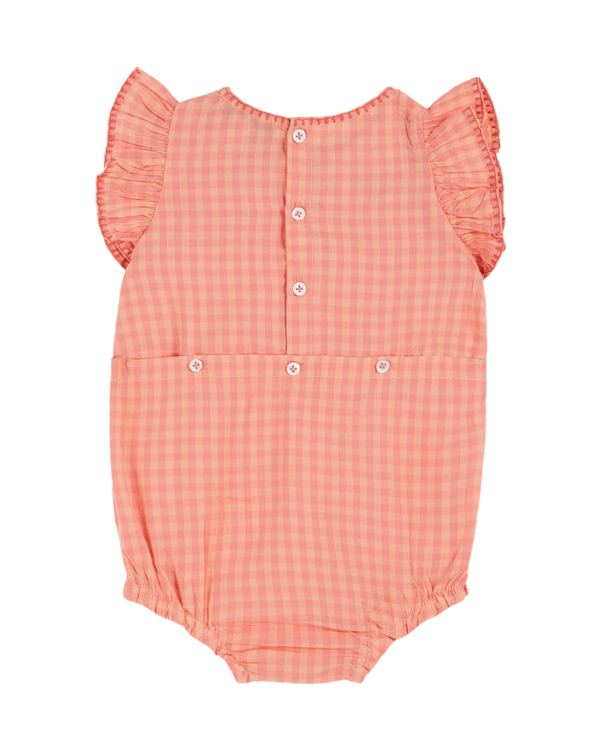 RANITA CUADROS VICHY CORAL EMILE ET IDA - Imagen 2