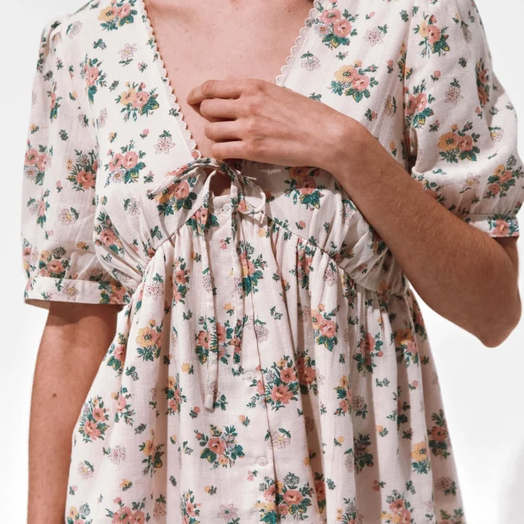 BLUSA FLORES ROSAS EMILE ET IDA