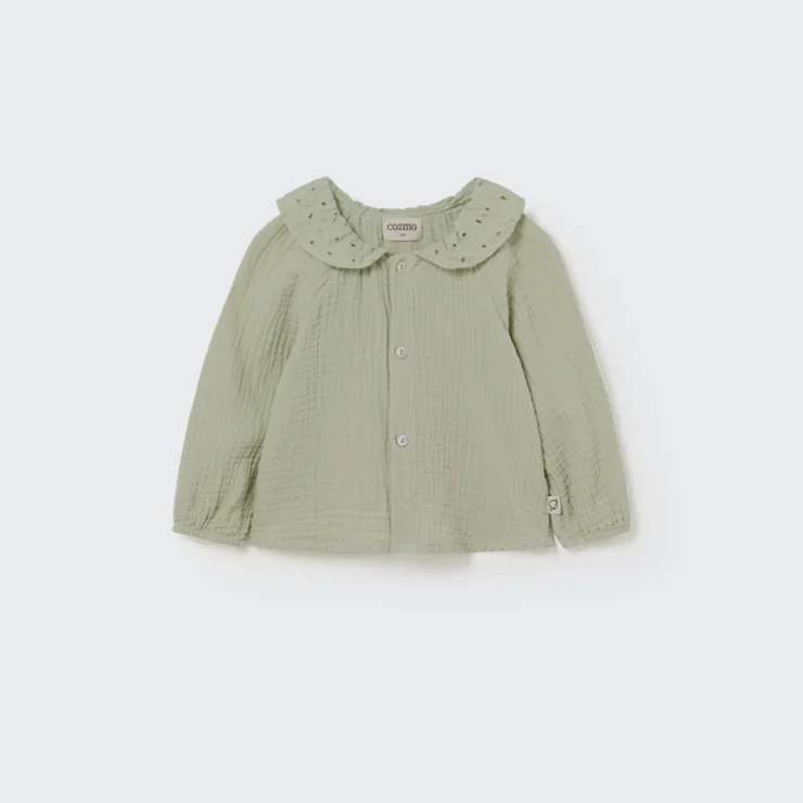 BLUSA BEBÉ CUELLO TEXTURA SUAVE