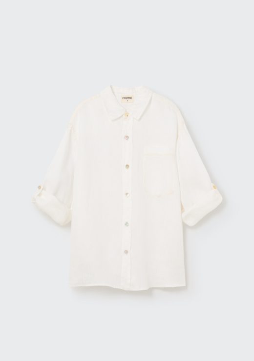 CAMISA LINO IVORY