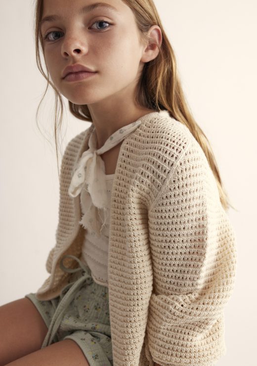 CHAQUETA PUNTO LAZO BEIGE