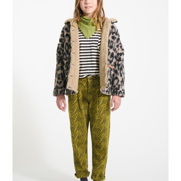 PANTALON PRINT ZEBRA OLIVA PIUPIUCHICK