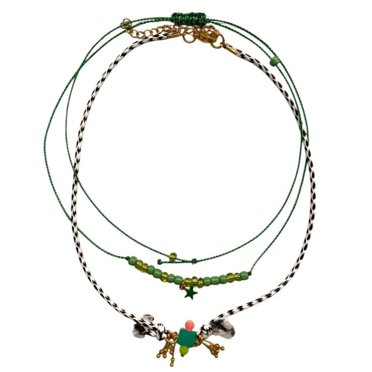 COLLAR VERDE 2 UNIDADES