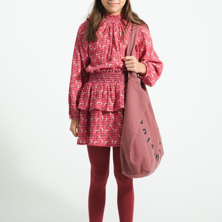 BLUSA FLORES ROSA PIUPIUCHICK