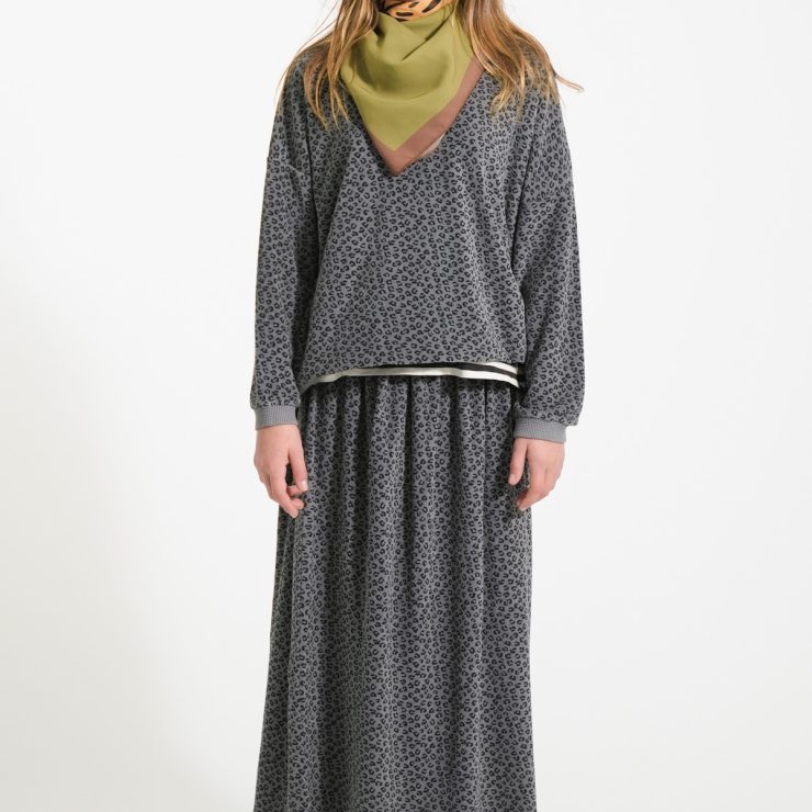 SUDADERA TOALLA ANIMAL PRINT PIUPIUCHIK