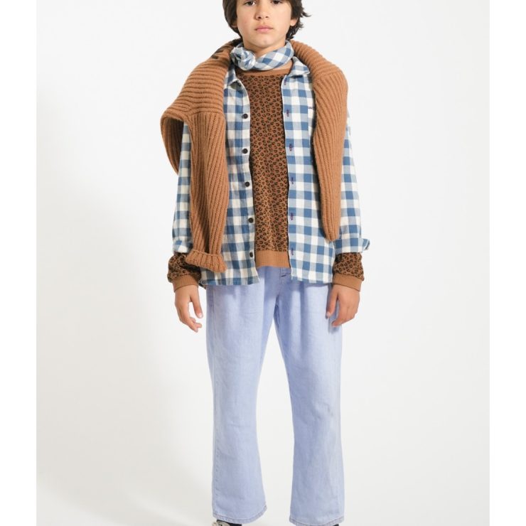 CAMISA NIÑO CUADRO VICHY AZUL PIUPIUCHICK