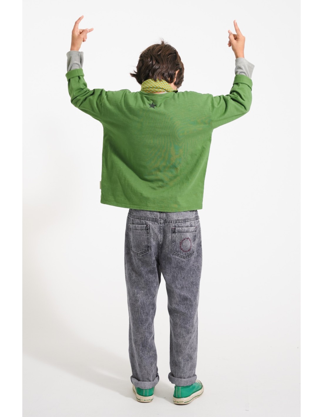 CAMISETA VERDE GROUPIE PIUPIUCHICK - Imagen 2