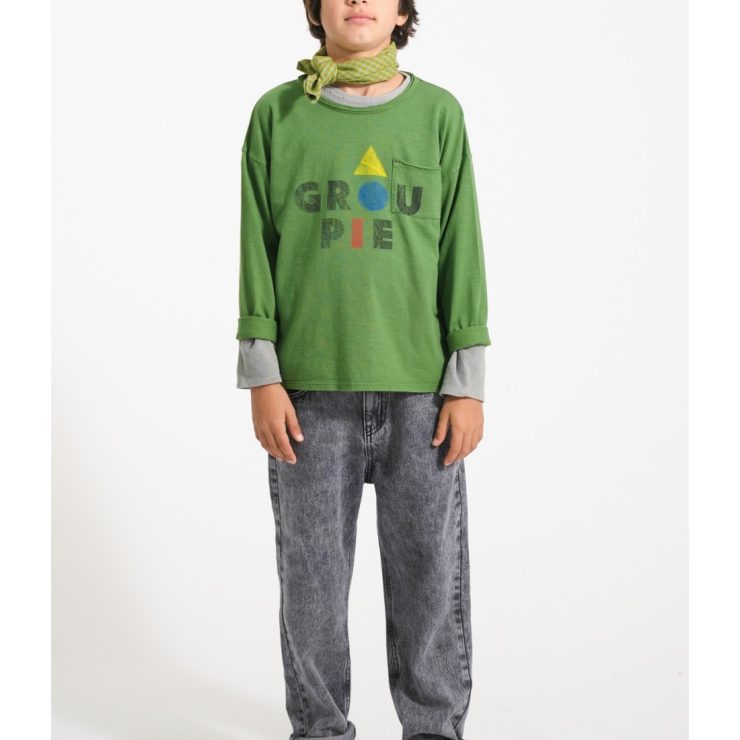 CAMISETA VERDE GROUPIE PIUPIUCHICK