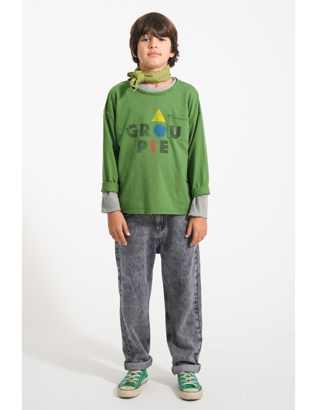 CAMISETA VERDE GROUPIE PIUPIUCHICK