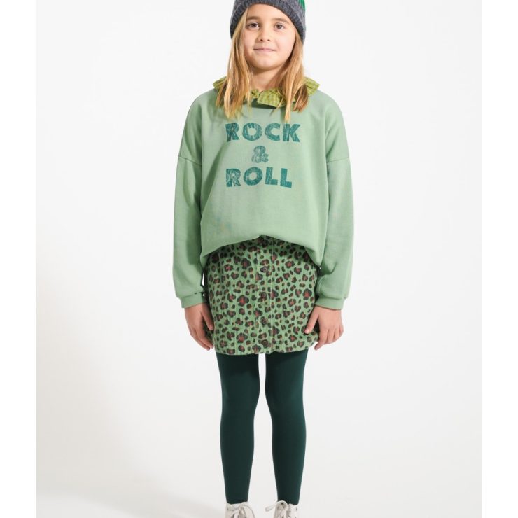 FALDA PRINT VERDE PIUPIUCHICK
