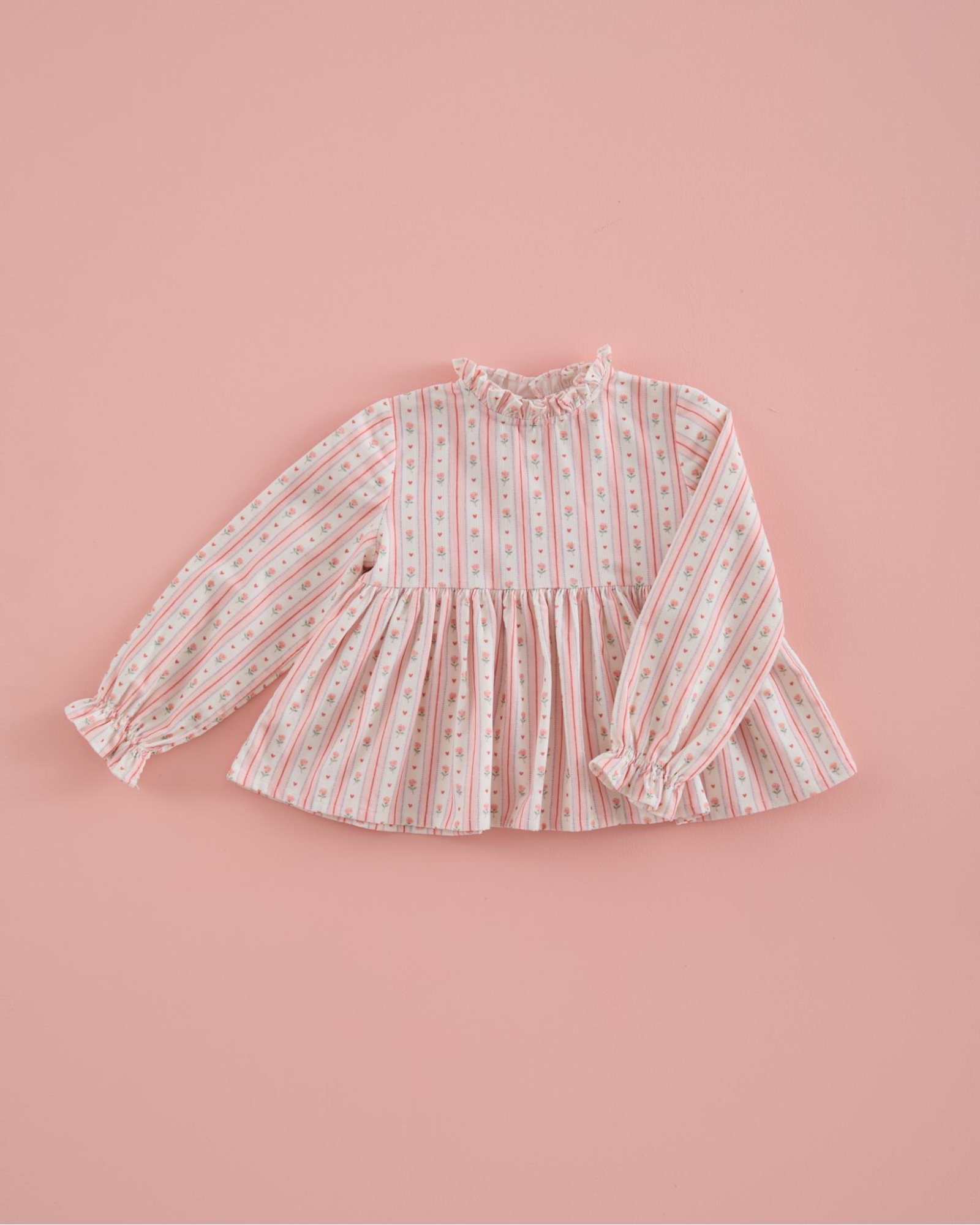 BLUSA PEPLUM MICROPANA RAYA CORAZON MI CANESU