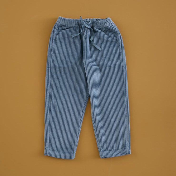 PANTALON PANA AZUL ACERO MI CANESU