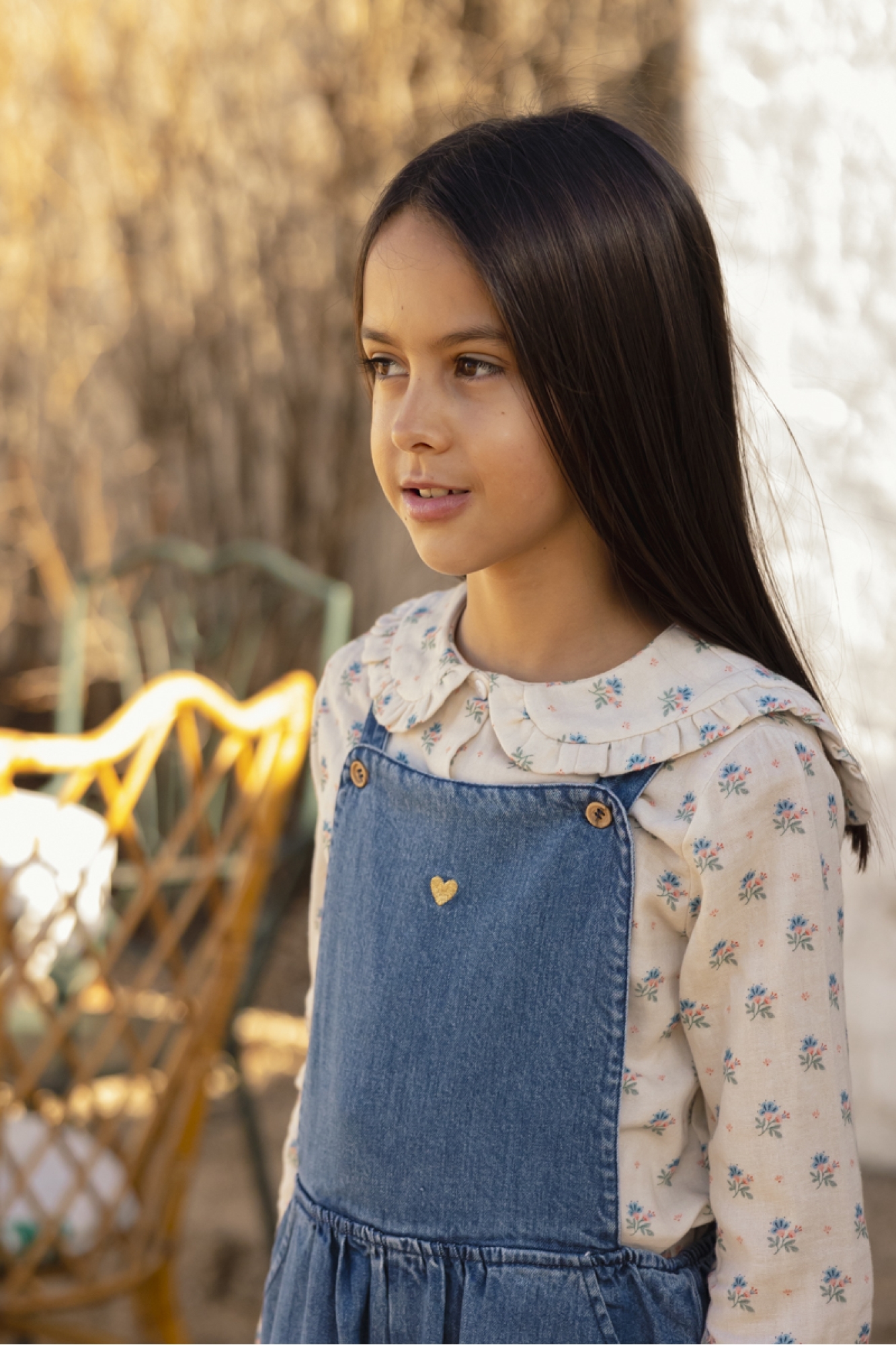 CAMISA MARINERA FLOR AZUL Y ROSA MI CANESU