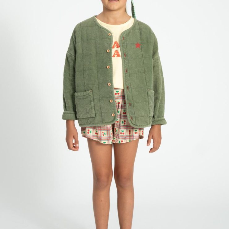 CHAQUETA VERDE LAVADO PIUPIUCHICK