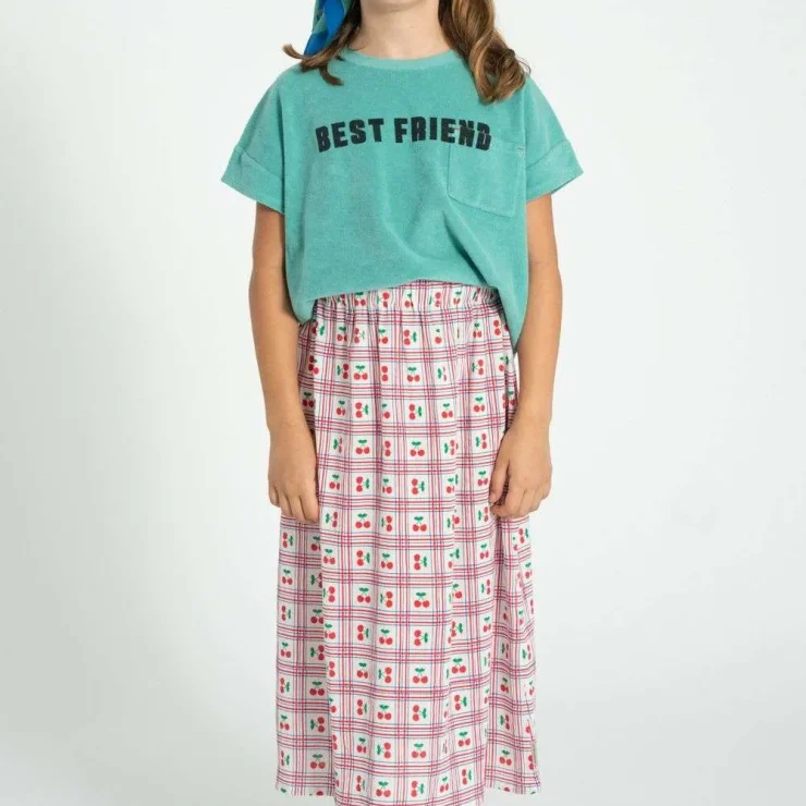 FALDA MIDI LILA CEREZAS  PIUPIUCHICK