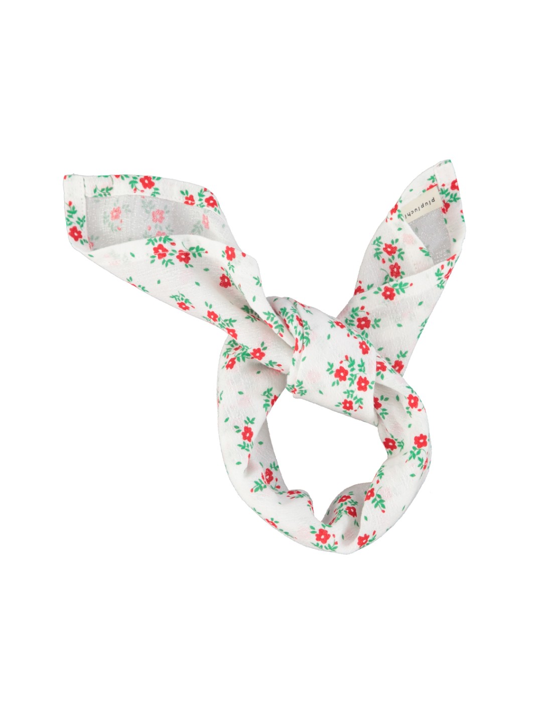 BANDANA FLORES ROJAS PIUPIUCHICK