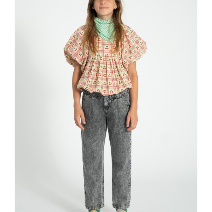 BLUSA MANGA ABULLONADA PIUPIUCHICK