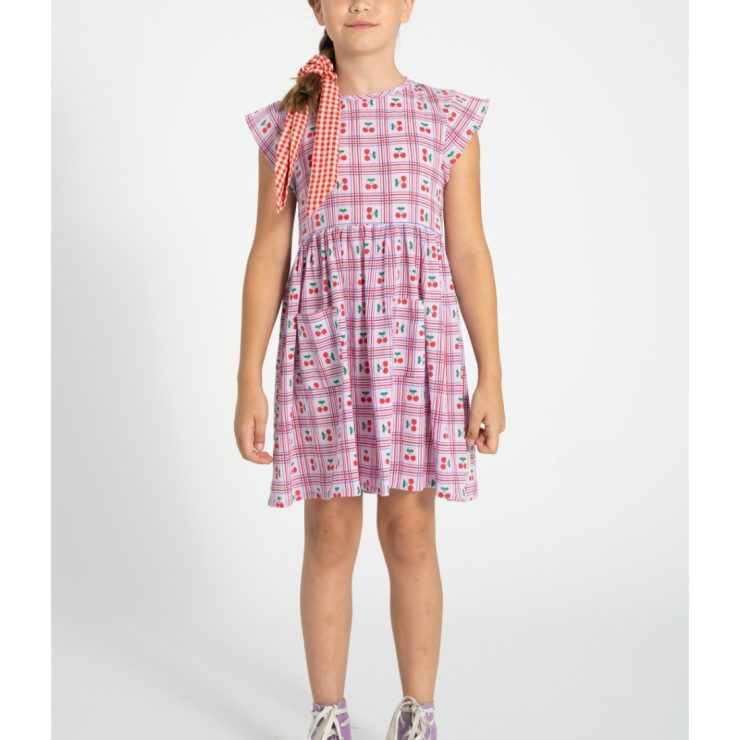 VESTIDO LILA CEREZAS PIUPIUCHICK