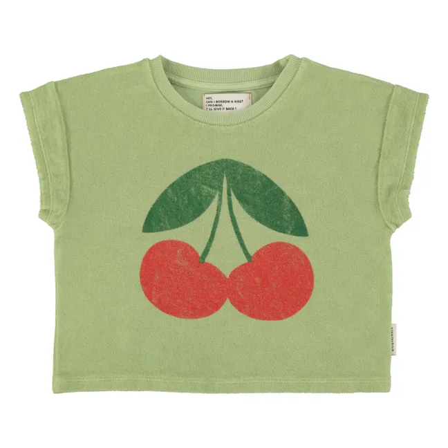 CAMISETA TOALLA CEREZAS PIUPIUCHICK - Imagen 2