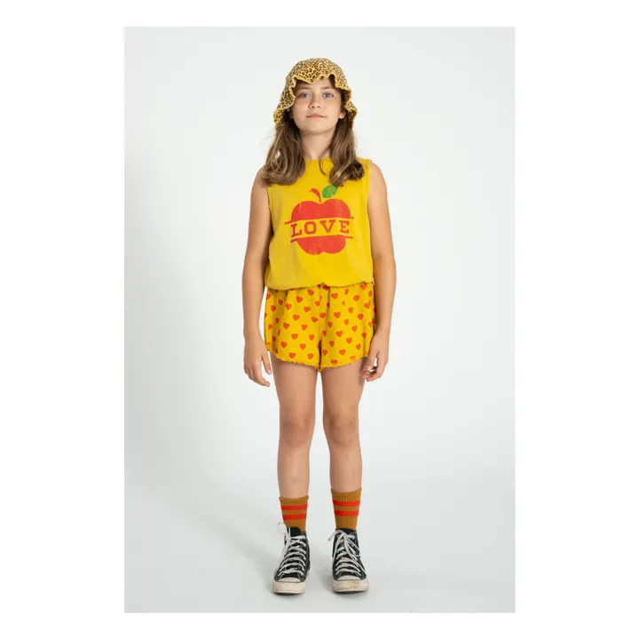 SHORT MOSTAZA CORAZONES PIUPIUCHICK