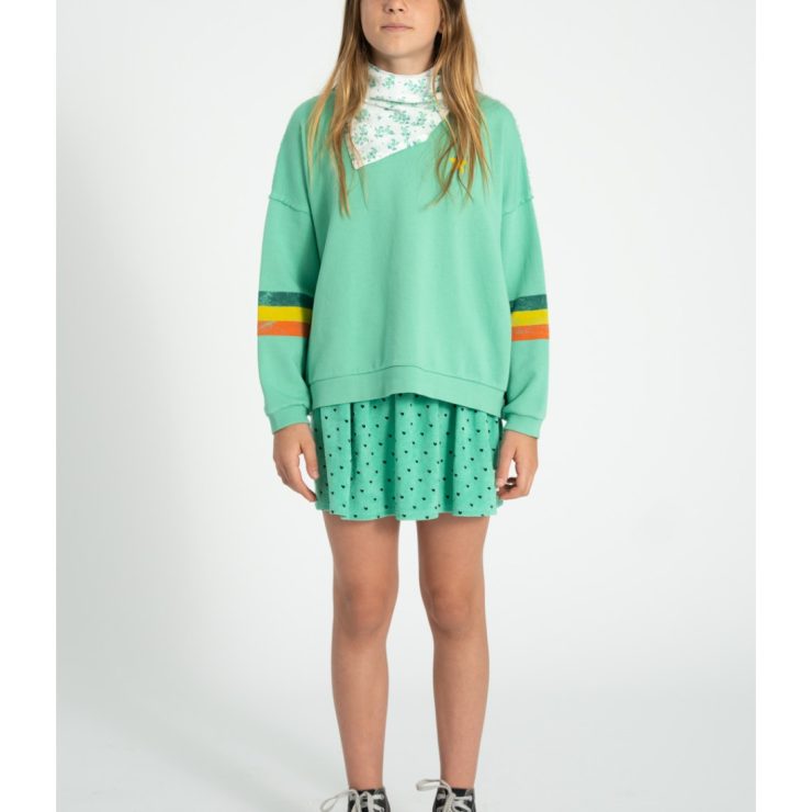 SUDADERA RAYAS VERDE PIUPIUCHICK