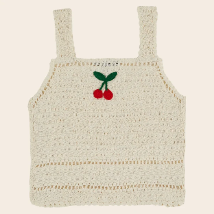 TOP CROCHED CEREZAS EMILE ET IDA