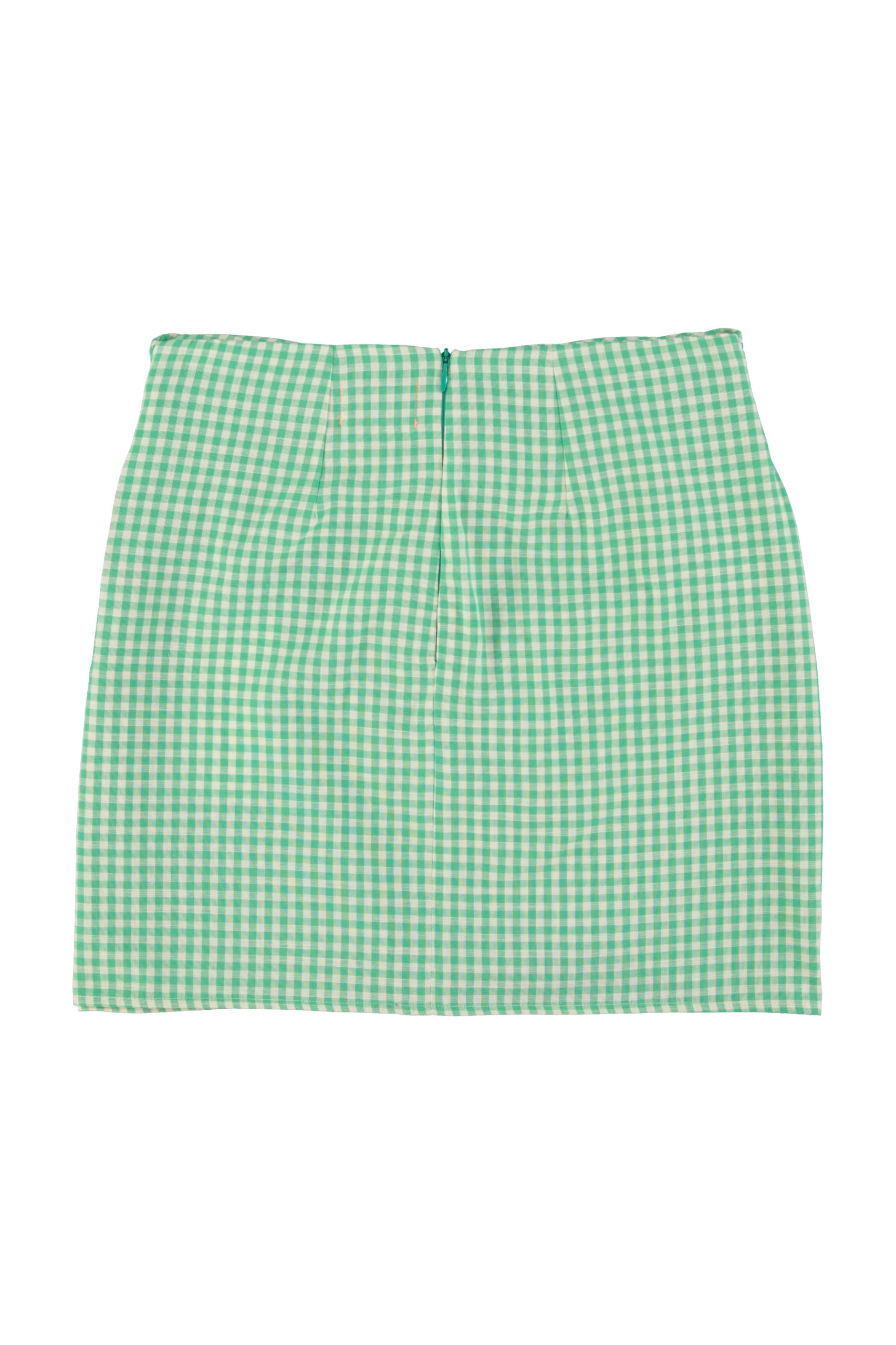 FALDA VICHY VERDE SISTERS DEPARTMENT - Imagen 3
