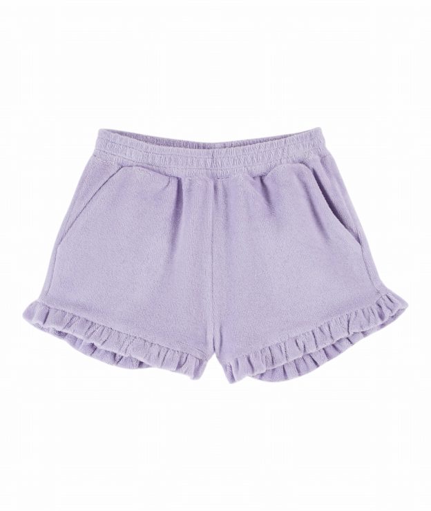 SHORT VOLANTE TOALLA MALVA EMILE ET IDA