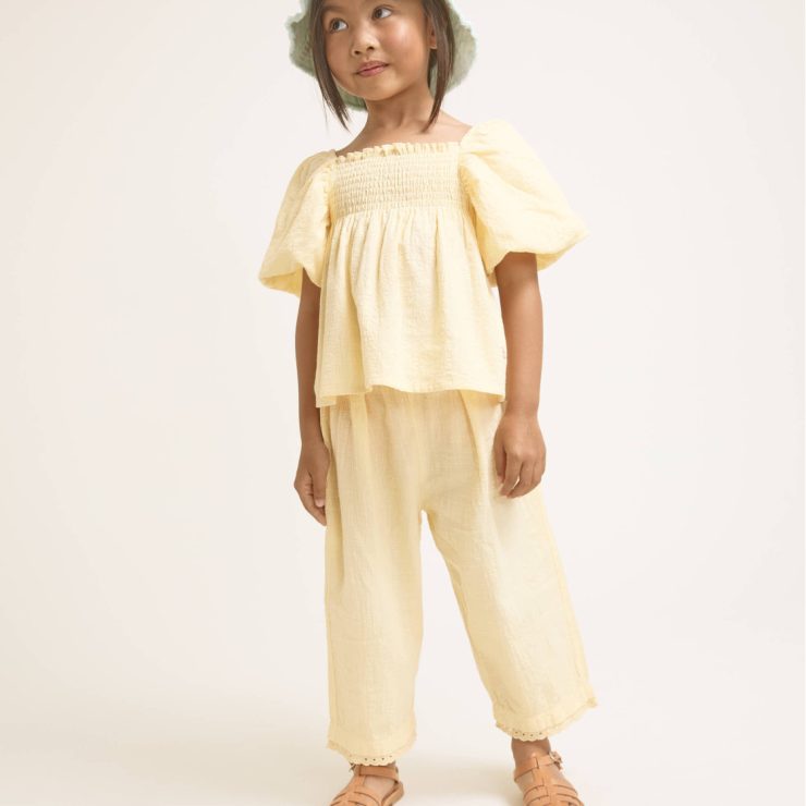 TOP ALGODON AMARILLO BUHO