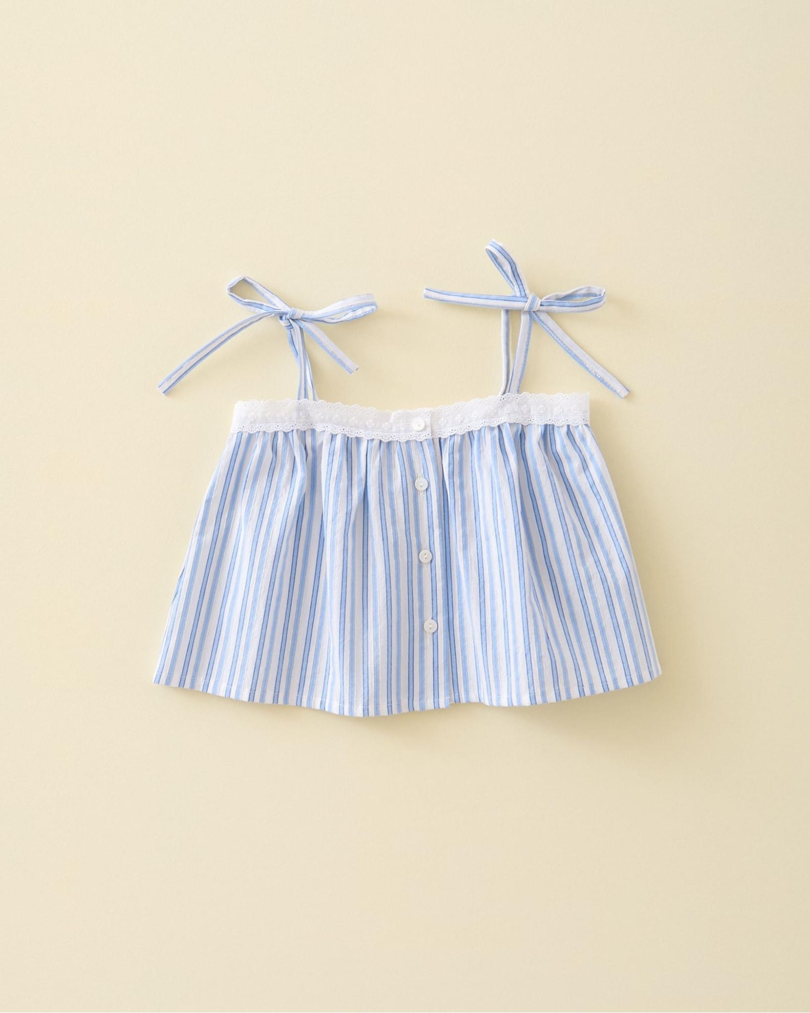 TOP PUNTILLA RAYA AZUL MI CANESU