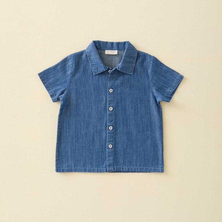 CAMISA SOLAPA DENIM MI CANESU