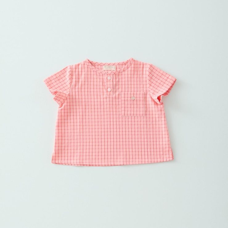 CAMISA NIÑO CUADRITO FIESTA MI CANESU