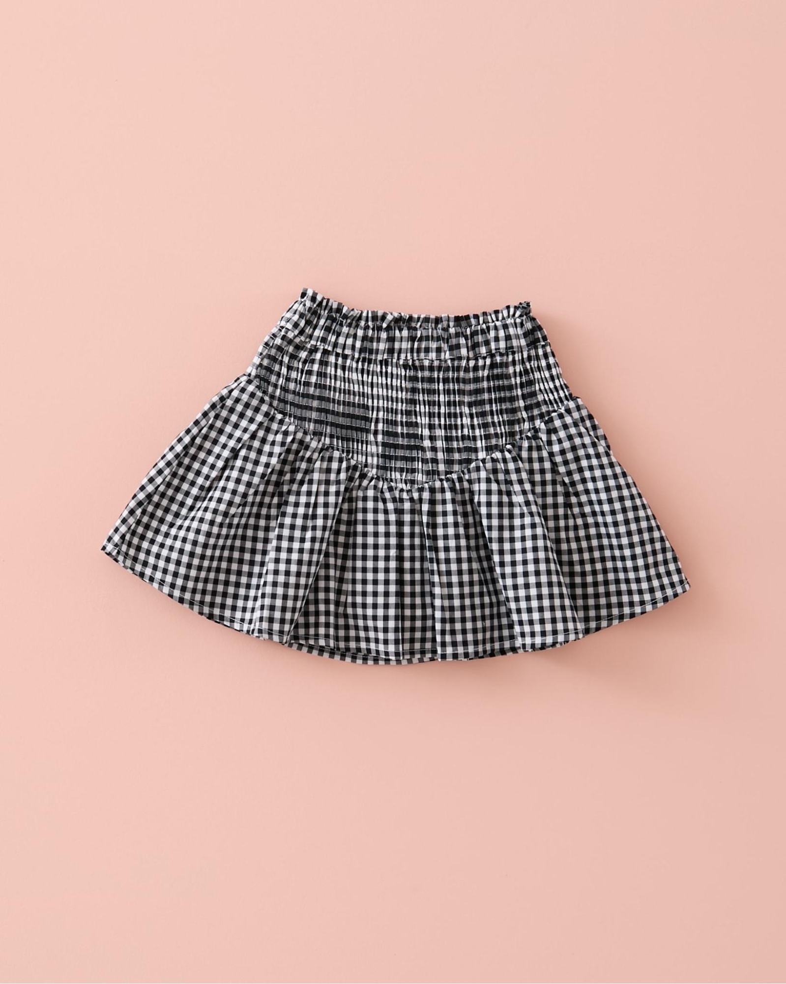 FALDA ELASTICOS VICHY NEGRO MI CANESU