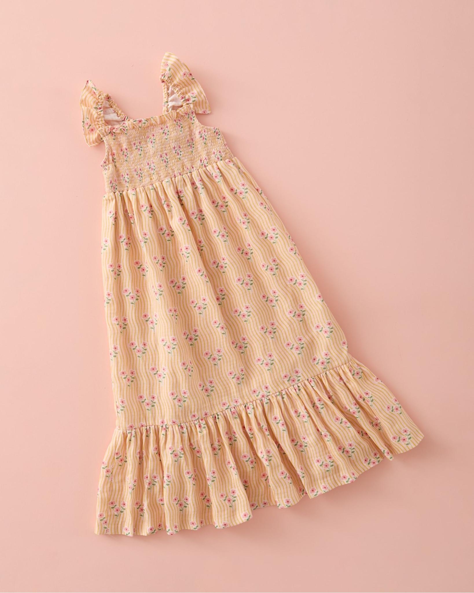 VESTIDO MIDI RAMILLETE MI CANESU