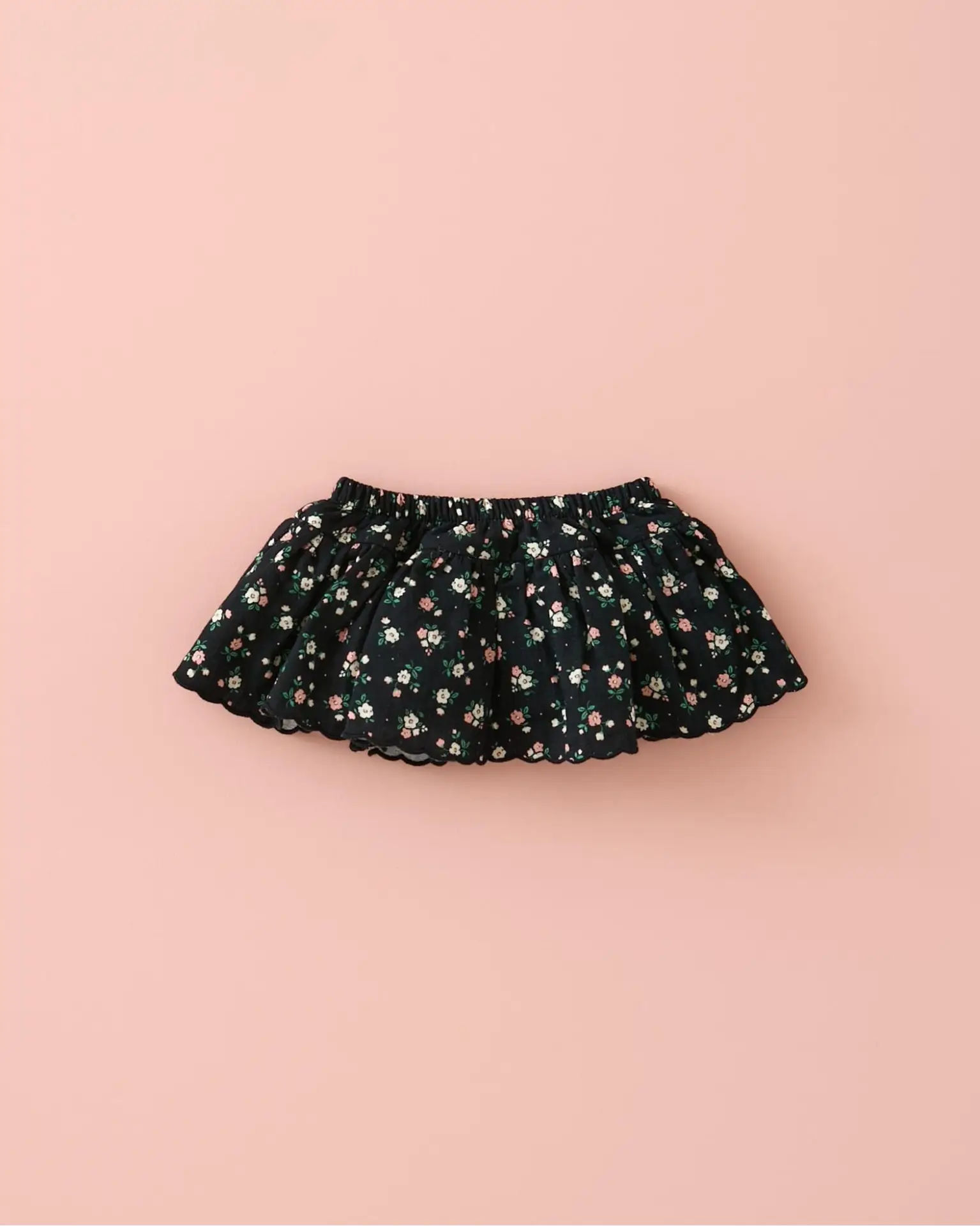 MINIFALDA BRAGUITA ONDAS FLORES MI CANESU