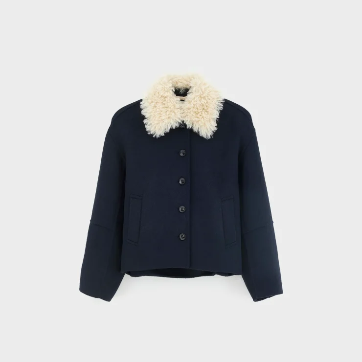 JULIA BUTTON-FRONT JACKET BELLEROSE